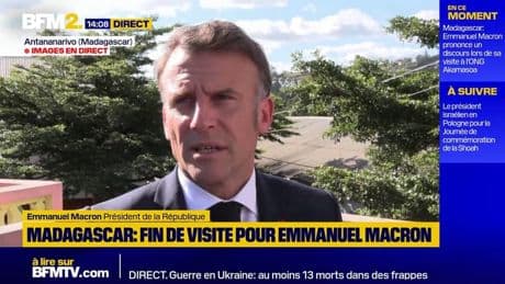 Emmanuel Macron : "La seule chose à faire est que Poutine arrête de mentir"