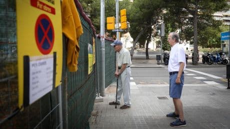 La calle Doctor Ferran se suma a los cortes por obras en Barcelona