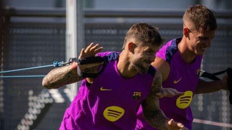 Sigue en streaming el entrenamiento matinal del Barça