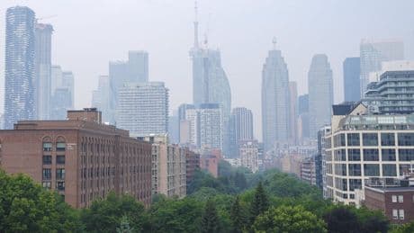 Parts of southern Ontario remain under air quality statement amid wildfire smoke