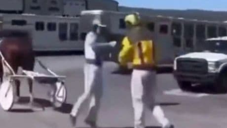 Brutal fight with WHIPS leads to 60-day ban as tempers boil over after race
