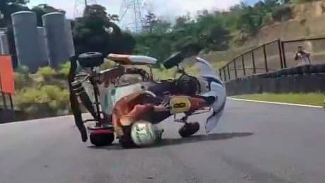 Gänsehaut-Moment - Kinder retten gecrashten Kart-Konkurrenten