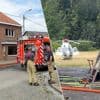 Uitslaande woningbrand in Torhout: twee kindjes naar ziekenhuis, drie katten overleden