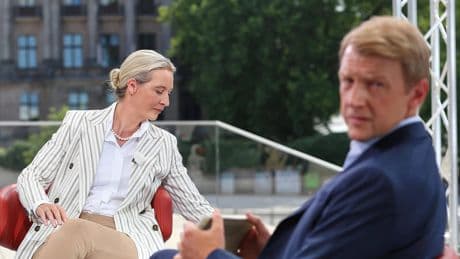 Berlin: Weidel-"Sommerinterview" – Protestgruppe nennt Störaktion "Kunst"