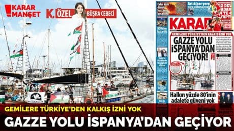 Gemilere Türkiye’den kalkış izni yok: Gazze yolu İspanya’dan geçiyor!