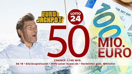 Ziehung Dienstag! 50 Millionen im Eurojackpot – hier für nur 3 Euro mitspielen