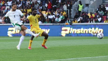 Ghana 1-2 Nigeria: Super Eagles survive second half onslaught to set up Jamaica clash in Unity Cup final