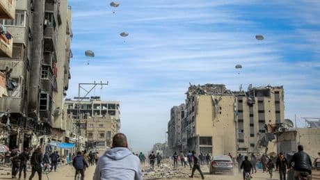 Trump plans to "take over" Gaza aid effort, U.S. officials say