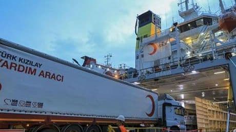 Türk Kızılay'dan Gazze'ye destek: 165 yardım tırı Refah Sınır Kapısı’ndan geçişe başladı!