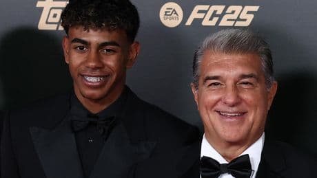 «Je tiens à le féliciter !» : le président du FC Barcelone Joan Laporta sort les crocs et défend Lamine Yamal