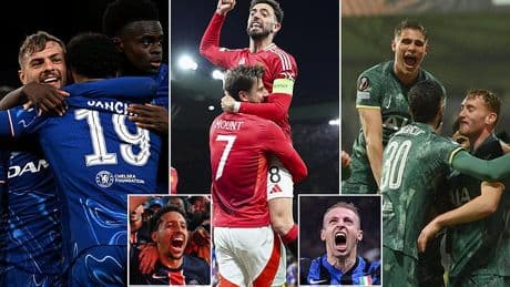 Man United, Tottenham and Chelsea fans 'set to be able to watch their teams in European finals for FREE' with TNT Sports 'poised to make all three continental showpieces available for nothing'