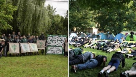 Chilling images show Scots racists meet neo-Nazis in Germany to plot “revolution”