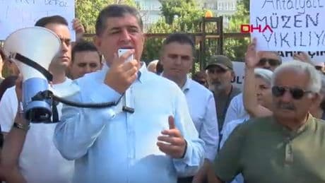 Antalya Müzesi'nin yıkılmaması için toplandılar: "Mekanları kurtarma mücadelesi veriyoruz"