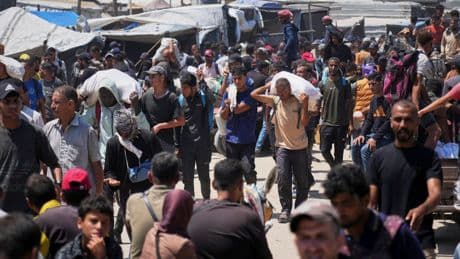 At least 20 Palestinians killed in crush at Gaza aid site