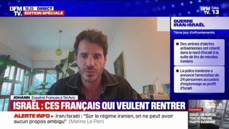 Conflit Iran/Israël: "Il y a un missile qui est tombé à 50m de chez moi", témoigne un ressortissant français en Israël