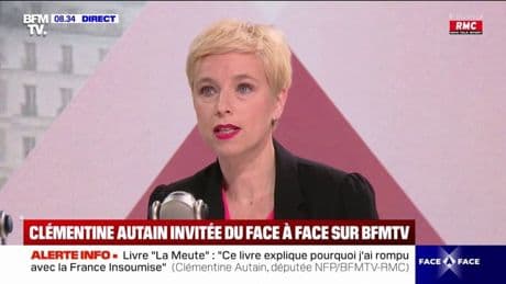 Clémentine Autain dénonce "une culture viriliste et de l'intimidation" au sein de la France insoumise