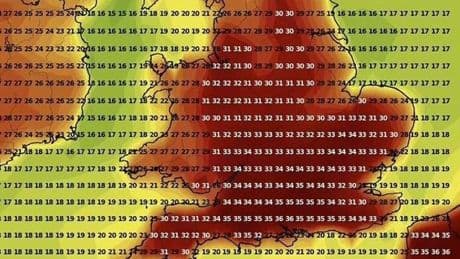 UK weather maps show exactly where next hot spell will hit in 36C scorcher