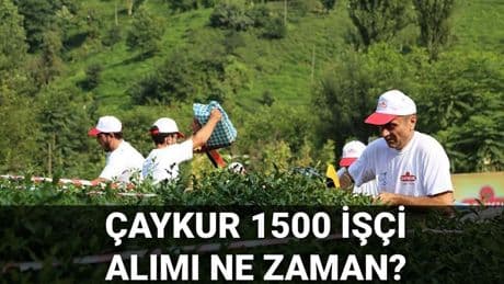 Çaykur işçi alımı başvuru tarihi belli oldu mu? Çaykur işçi alımında son durum