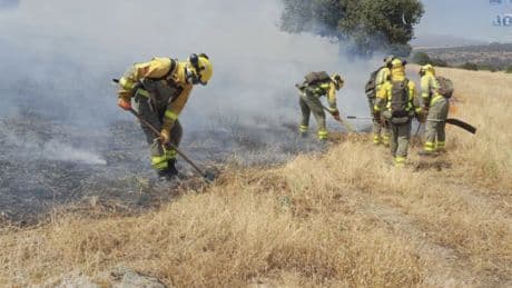 Estabilizado el incendio forestal en Colmenar Viejo que activó el nivel 1 del plan antiincendios en Madrid