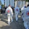 Russia and Ukraine fulfil deal to repatriate dead soldiers
