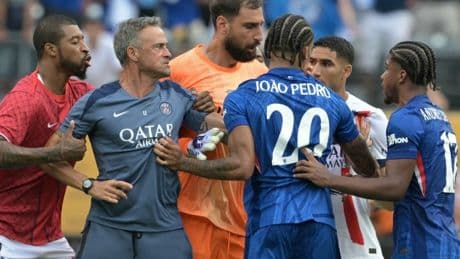 PSG manager Luis Enrique hits Chelsea star after Club World Cup final defeat