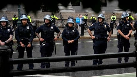 Suit Accuses N.Y.P.D. of Continued Aggression at Protests Over Gaza