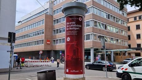 5G-Technik: Vodafone macht Litfaßsäulen zu schnellen Mobilfunksendern