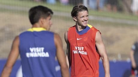 Gallagher, Llorente, Almada y Molina lucen en el 'bombardeo' final del Atlético