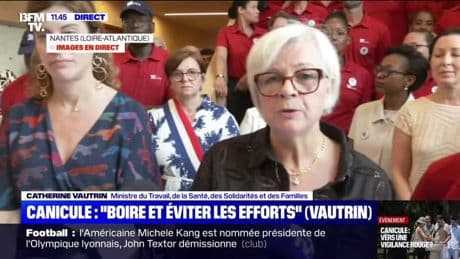 Canicule: un décret, publié le 1er juillet, "donne l'obligation aux entreprises d'adapter les positions de travail, les horaires", déclare Catherine Vautrin