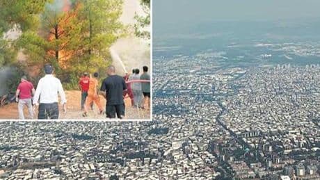 Bir yanda alev Bir yanda kül