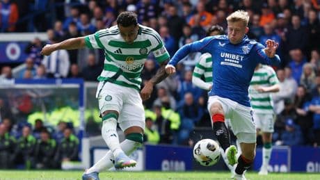Rangers 1-1 Celtic: Adam Idah equaliser means final Old Firm of season ends level
