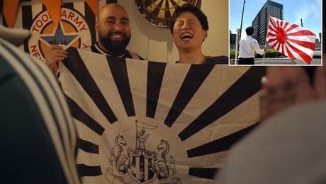 Newcastle issue apology after kit launch video includes Second World War reference - as club removes scene featuring controversial flag