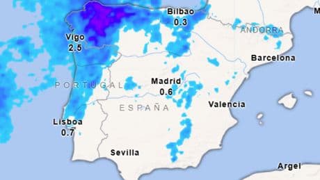 Llegan las lluvias en las próximas horas: estas son las zonas que esperan más agua