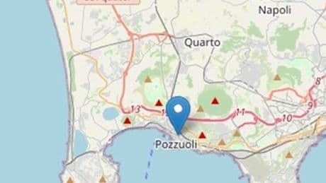 Terremoto oggi Campi Flegrei, scossa magnitudo 4 vicino a Pozzuoli. Avvertito a Napoli