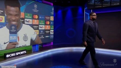 Micah Richards walks out of CBS studio after Inter Milan star savages him