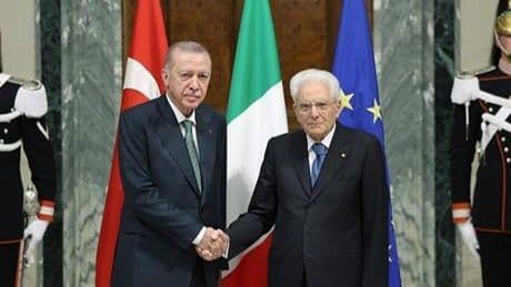 Cumhurbaşkanı Erdoğan İtalya Cumhurbaşkanı ile görüştü