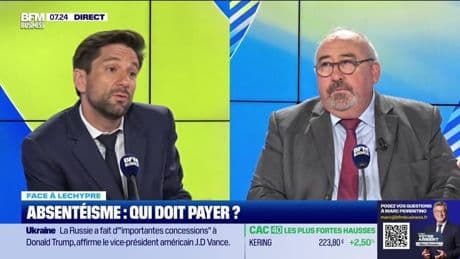Emmanuel Lechypre face à Jean-Marc Daniel : Absentéisme, qui doit payer ? - 25/08