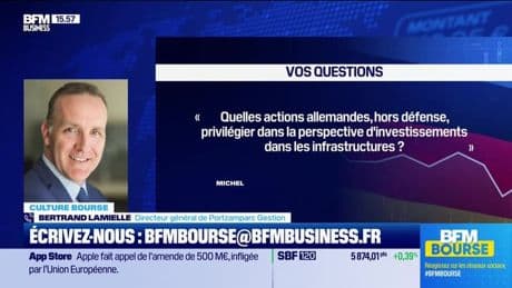 Culture Bourse : « Quelles actions allemandes, hors défense, privilégier dans la perspective d’investissements dans les infrastructures ? » par Antoine Larigaudrie - 07/07