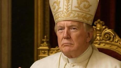 Conferencia católica en EE.UU. acusa a Trump de burlarse de la fe por su foto como papa