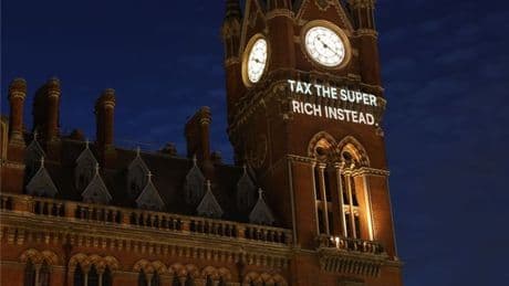 Keir Starmer's constituency lit up with message over disability cuts - 'Tax super rich instead'