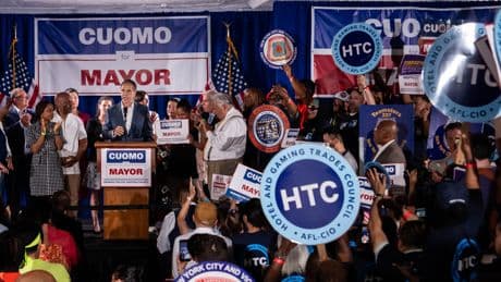 Major Unions Are Dropping Cuomo to Back Mamdani in N.Y.C. Mayor’s Race