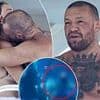 Pictured: Conor McGregor gets frisky with partner Dee Devlin as UFC star sports bruised eye in first sighting since horror Ibiza nightclub attack