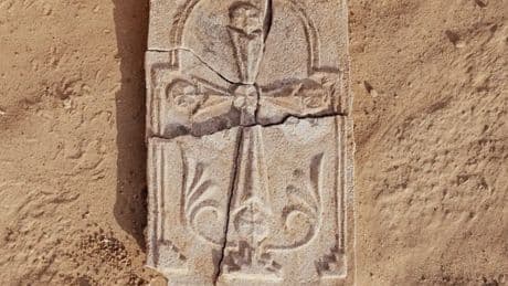 Archaeologists discover 1,400 year old Christian cross on Abu Dhabi island