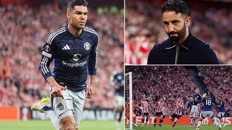 Man United boss Ruben Amorim names the one statistic that proves he is getting the best out of Casemiro