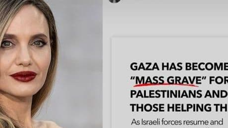 Angelina Jolie'den Gazze paylaşımı: 'Toplu mezar' oldu