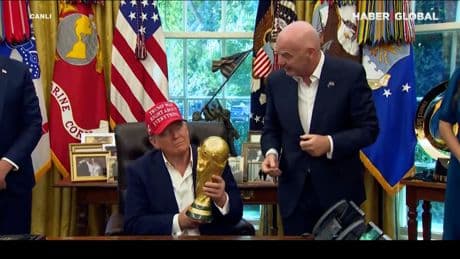 Trump Nobel'den sonra Dünya Kupası'na talip: "Geri vermeyeceğim, Oval Ofis'e çok yakışır"