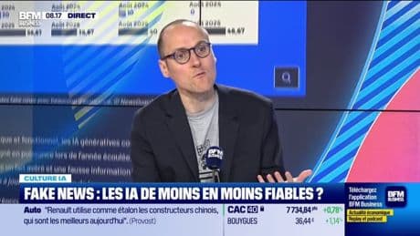 Les IA de moins en moins fiables face aux fake news