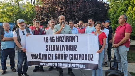 15-16 Haziran'ın yıl dönümünde Dersim'de yürüyüş: İşten atılan işçiler işlerine iade edilsin
