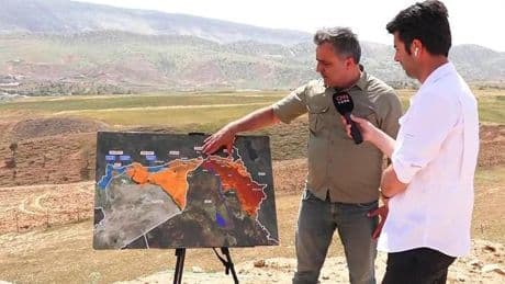 CNN TÜRK PKK kamplarına yakın bölgede