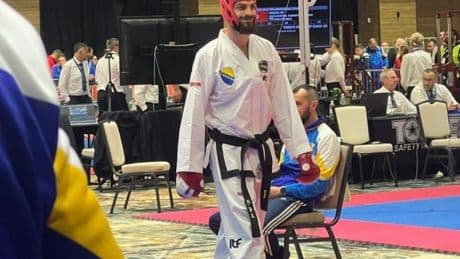 Harun Sahinovic dead at 26: Taekwondo and kickboxing champion dies in horror motorbike crash